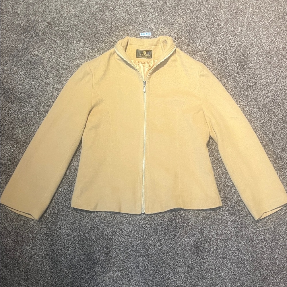 Women's Yellow Fendi Jacket